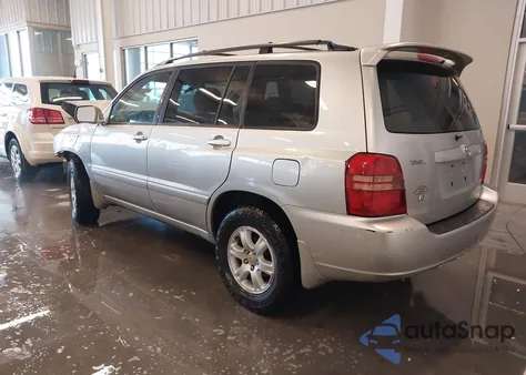 2001 Toyota Highlander V6 из США, поврежденный, VIN JTEGF21A110008427